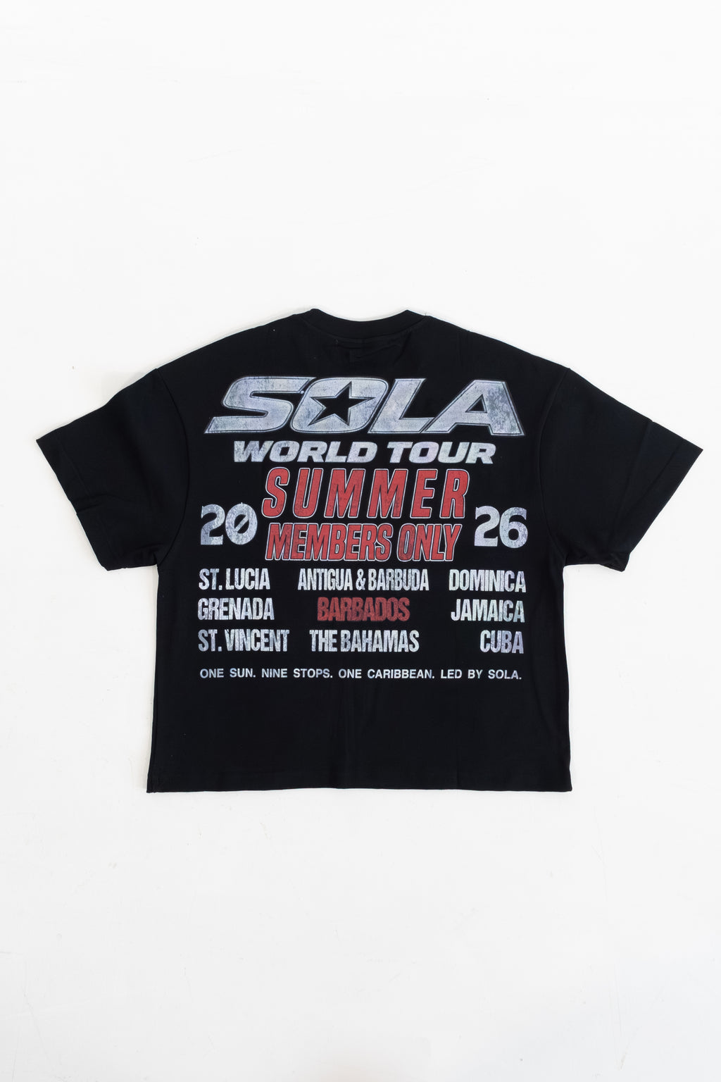 World Tour - Black Tee