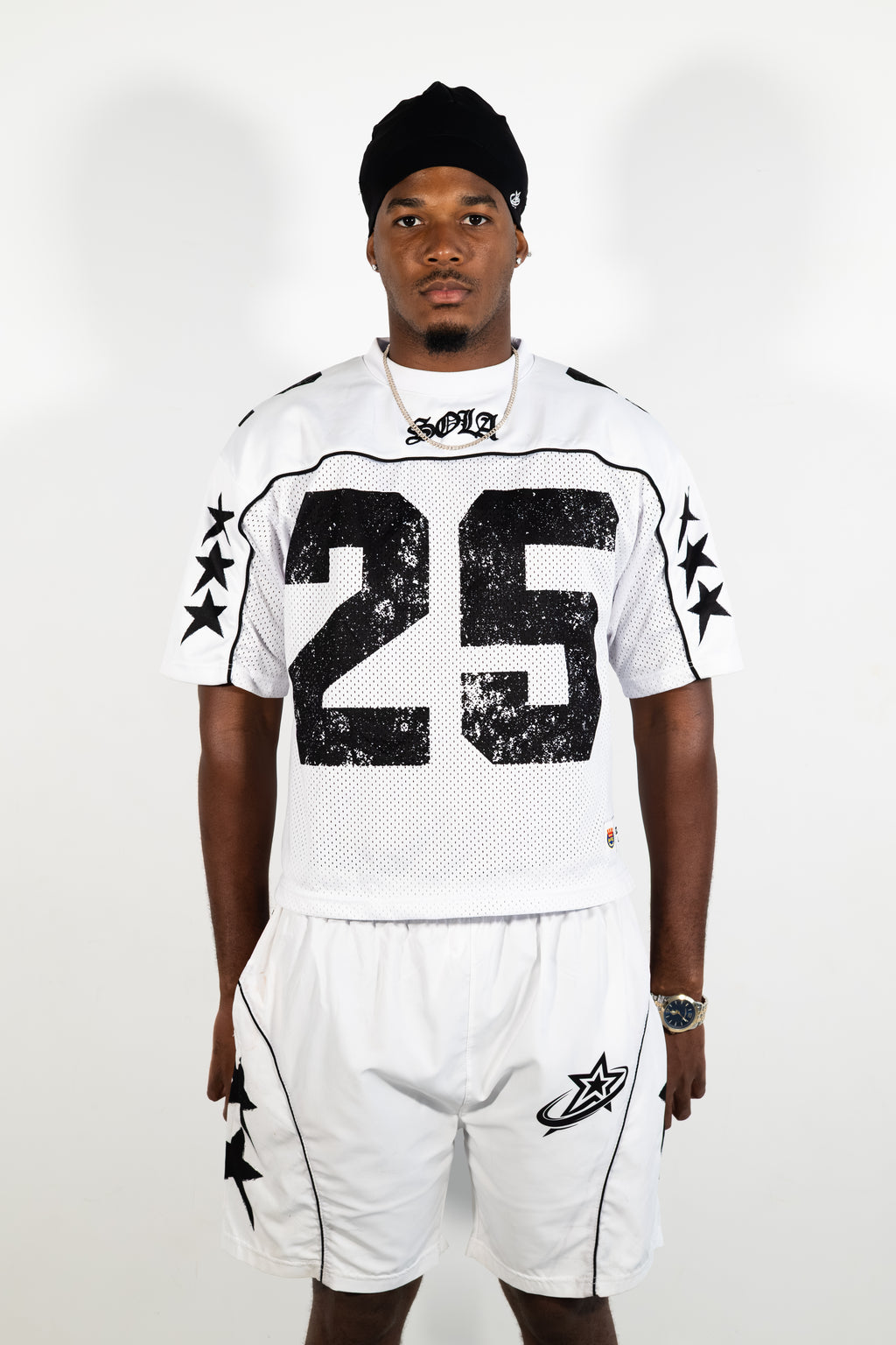 All Star - White Mesh Tee